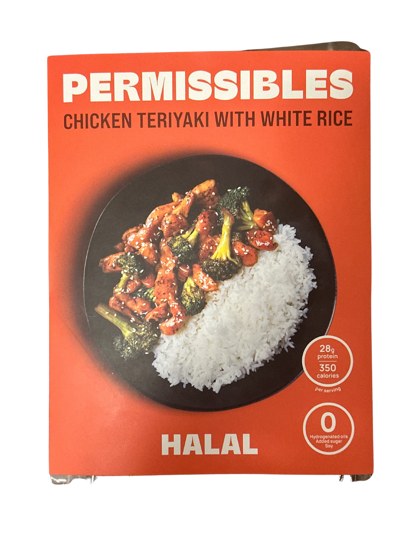 Halal Chicken Teriyaki with White Rice Frozen Entree (9 Pack, 18 Servings)